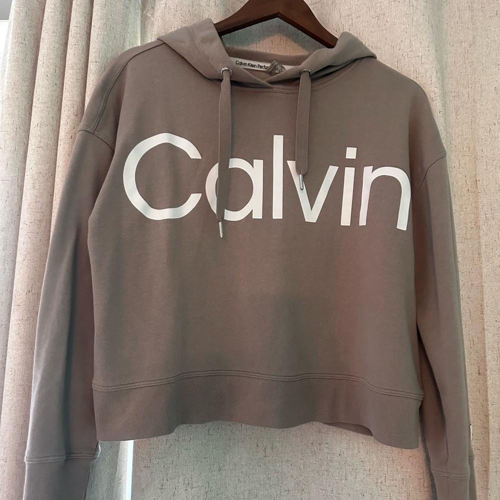 Calvin Klein Women's Taupe Hoodie